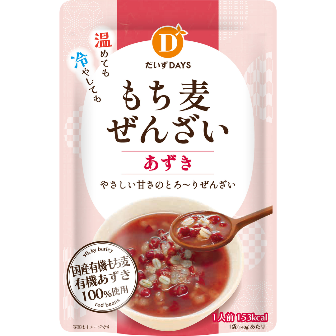 あずきもち麦ぜんざい（12袋入/1ケース）