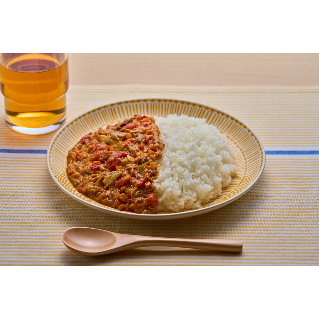 保育園で大人気の鯖カレー