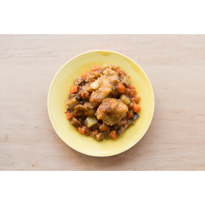鶏の唐揚げと根菜のうま煮