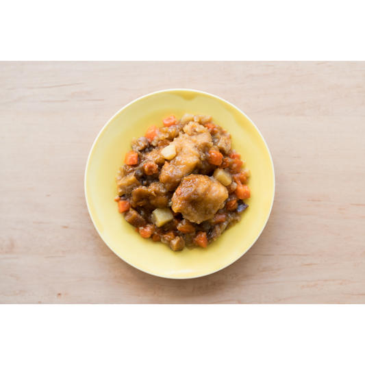 鶏の唐揚げと根菜のうま煮