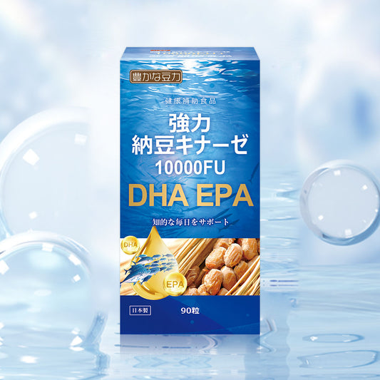強力納豆キナーゼ10000FU+DHA・EPA 商品画像 1