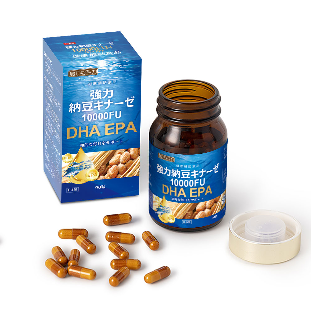 強力納豆キナーゼ10000FU+DHA・EPA 商品画像 3