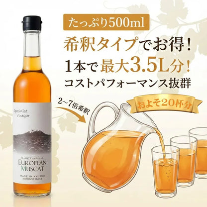 スペシャリストビネガーシリーズ ヨーロピアンマスカット 500ml