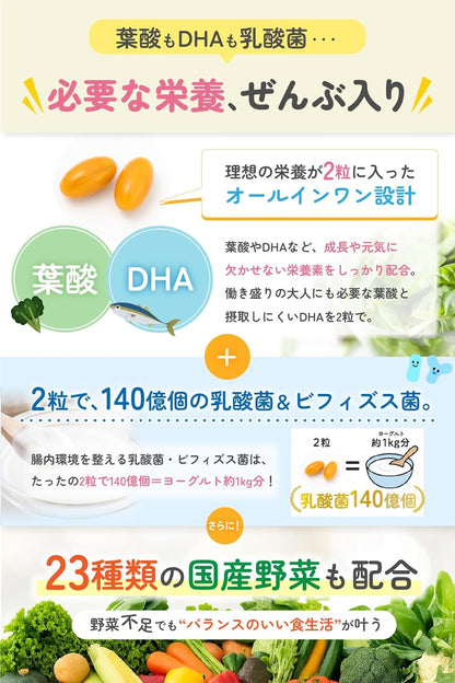 葉酸プラスたっぷりDHA・ママパケ