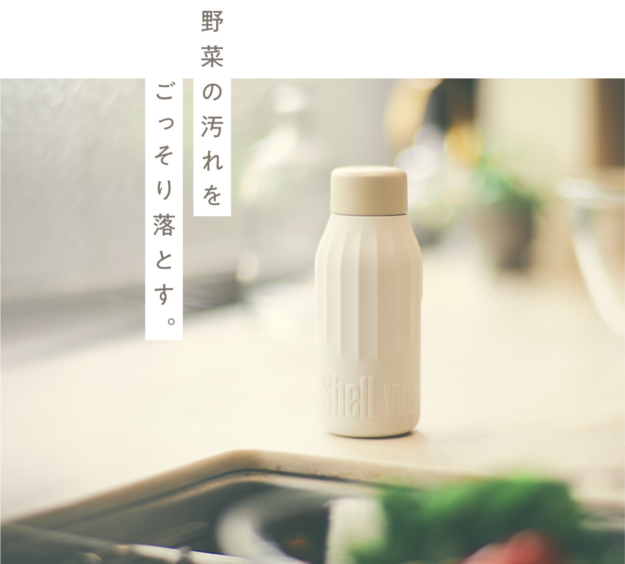 Shell we clean?（台所・住居用クリーナー / 野菜用ウォッシュパウダー）