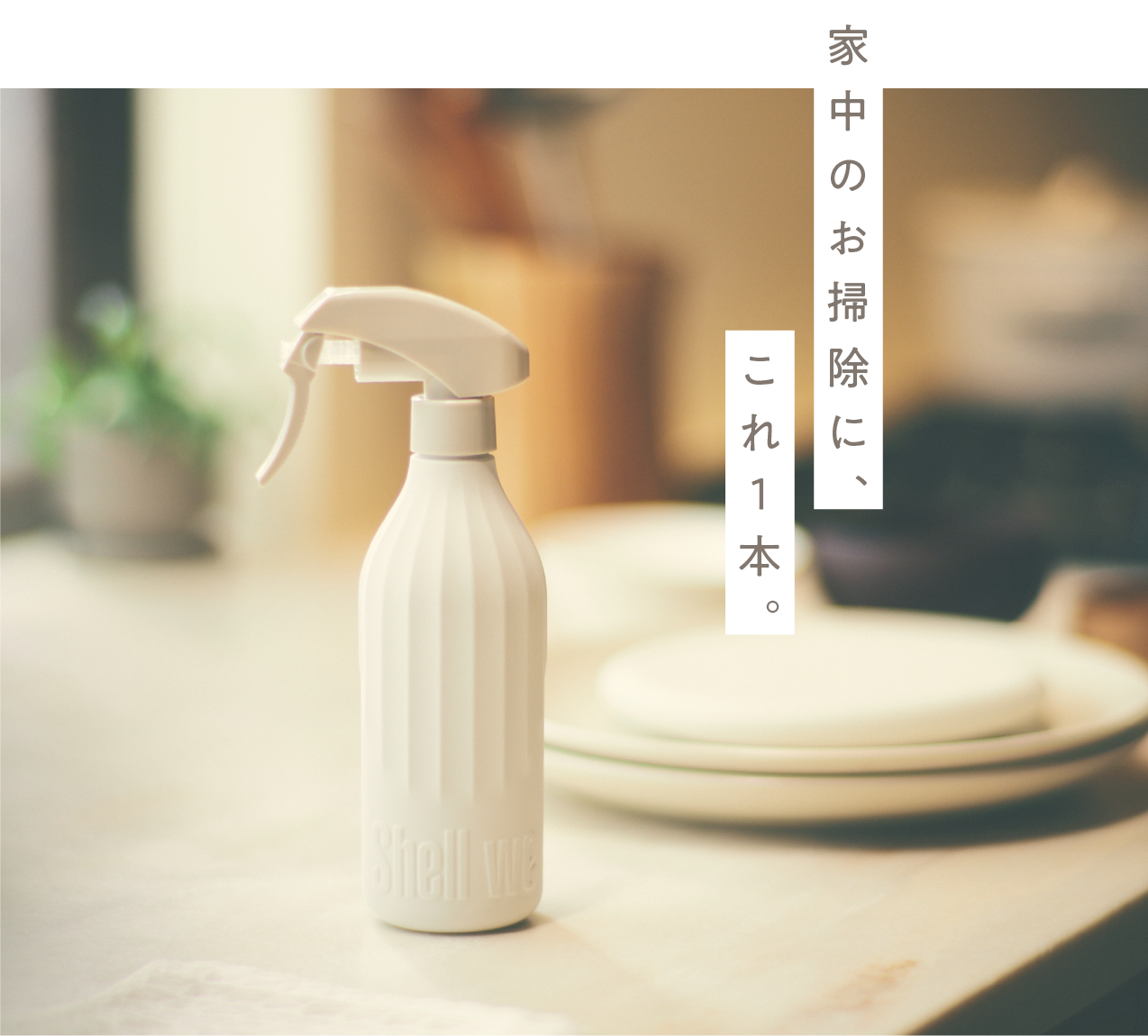 Shell we clean?（台所・住居用クリーナー / 野菜用ウォッシュパウダー）