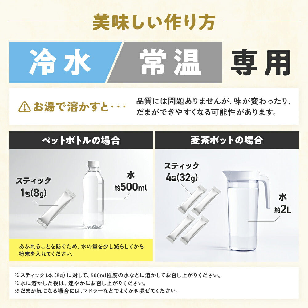麦茶プラス 栄養成分