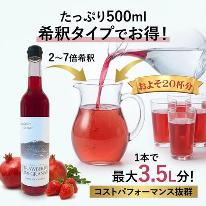 スペシャリストビネガーシリーズ ストロベリーザクロ 500ml